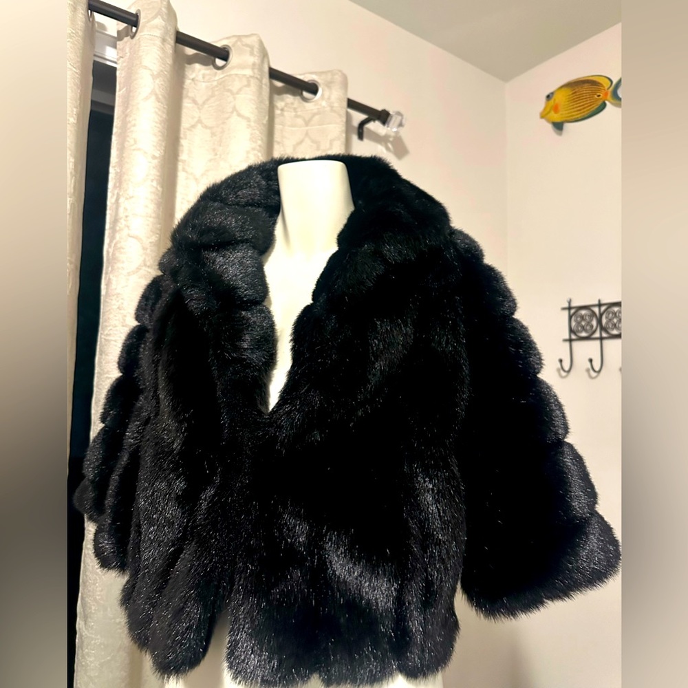 Banana Republic Faux Fur Jacket Size XS/S